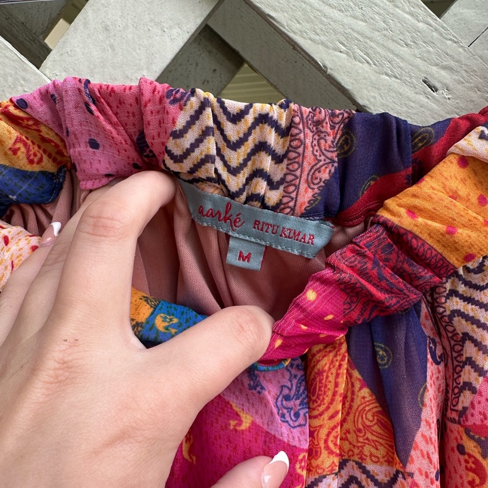 aarke Ritu Kumar patchwork skirt - Picture 4 of 4
